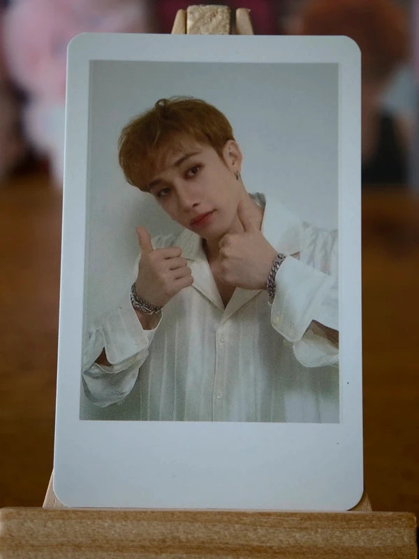 Stray Kids Bang Chan Perfect Day with SKZ Polaroid-style Photocard, front