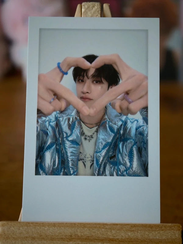 Stray Kids Bang Chan SKZ 5’CLOCK Polaroid (Tin Case Inclusion), front