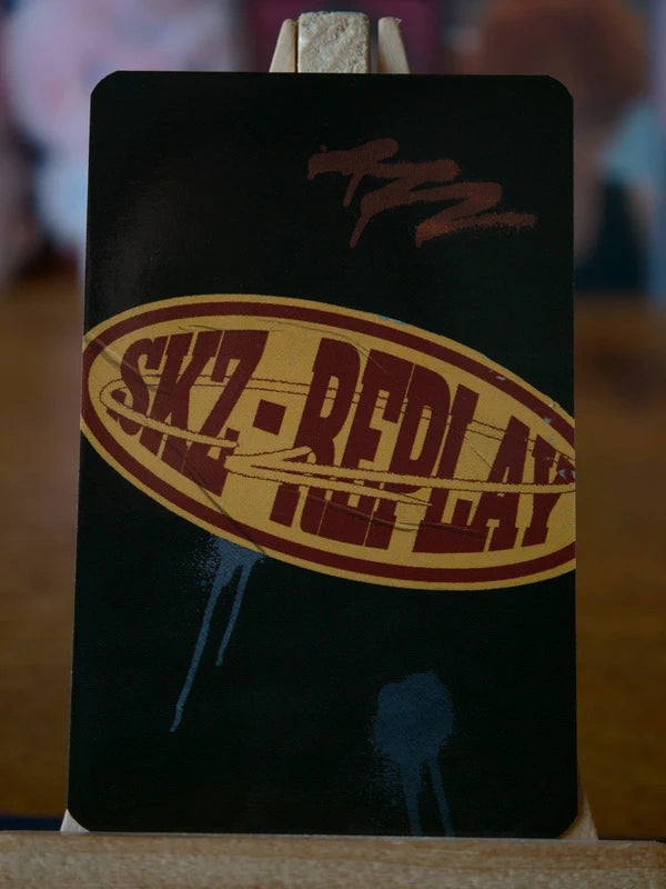 Stray Kids Bang Chan SKZ-REPLAY Photocard, reverse
