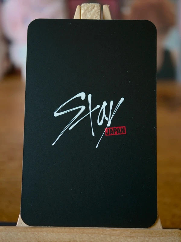 Stray Kids Bang Chan STAY JAPAN Photocard (Fanclub Renewal), reverse
