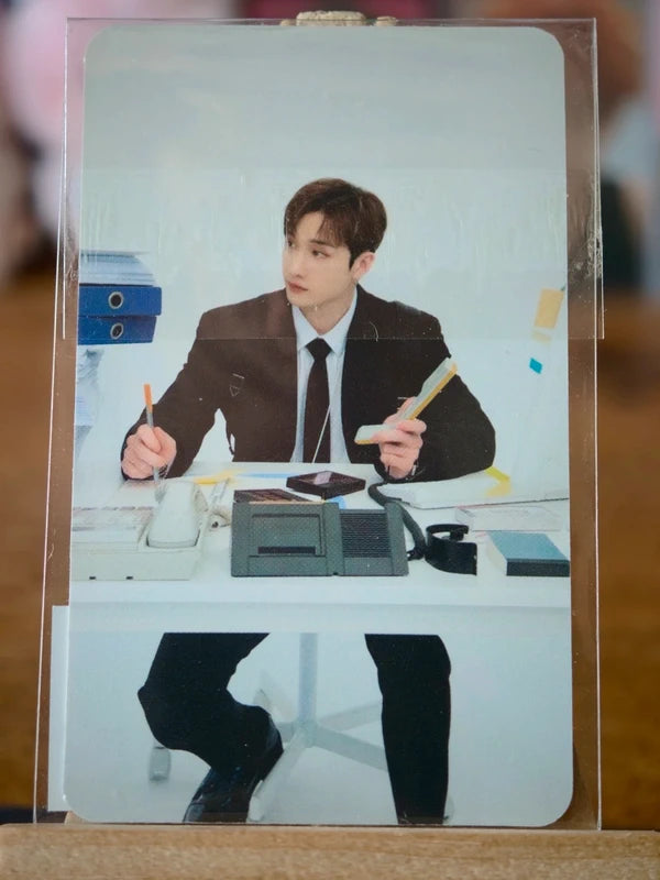 Stray Kids Bang Chan CLIO Double-sided Photocard, reverse