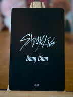 Stray Kids Bang Chan Photocard, reverse