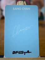 Stray Kids Bang Chan DICON D’FESTA Photocard (Lenticular Photobook), reverse