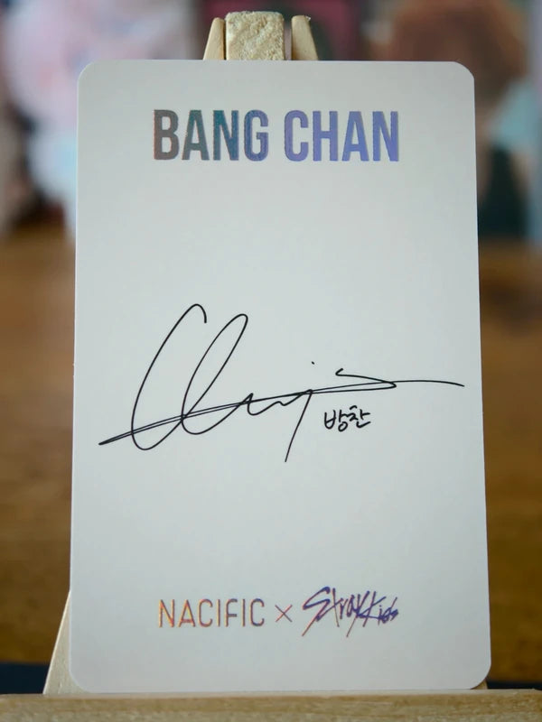 Stray Kids Bang Chan NACIFIC Photocard (Round 7), reverse