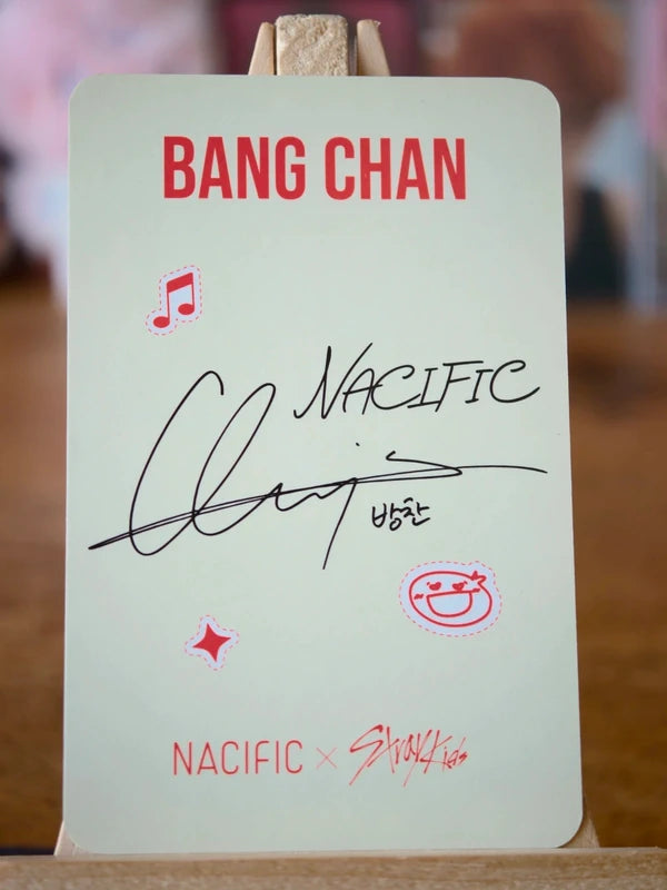 Stray Kids Bang Chan NACIFIC Photocard (Round 19), reverse