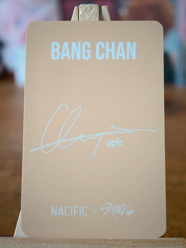 Stray Kids Bang Chan NACIFIC Photocard (Round 14), reverse
