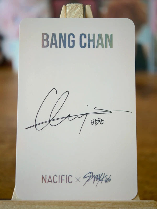 Stray Kids Bang Chan NACIFIC Photocard (Round 3), reverse