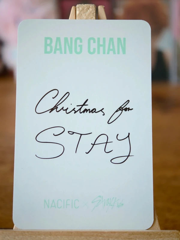 Stray Kids Bang Chan NACIFIC Photocard (Round 15), reverse