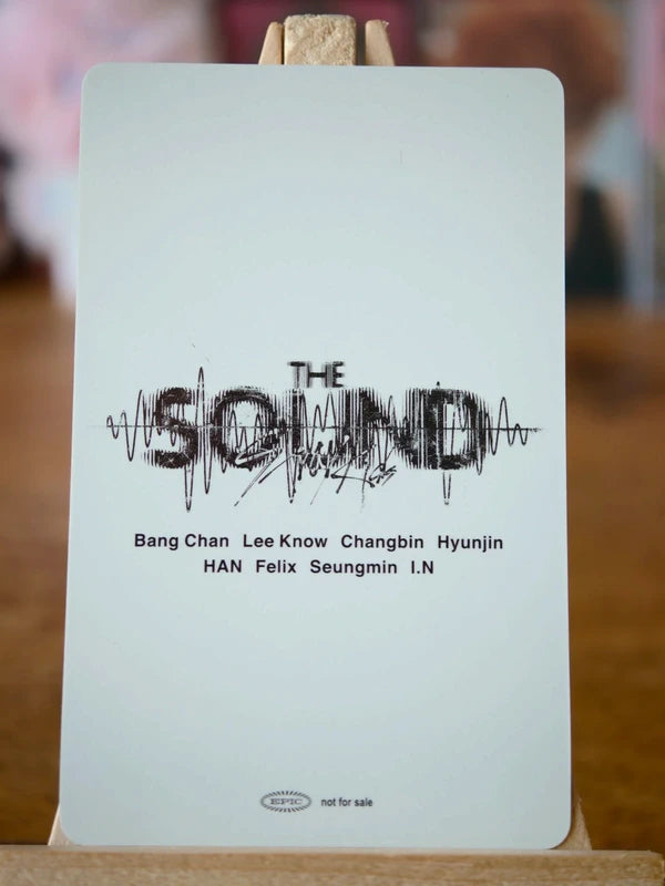 Stray Kids Bang Chan & I.N THE SOUND Unit Photocard (Fanclub Edition), reverse
