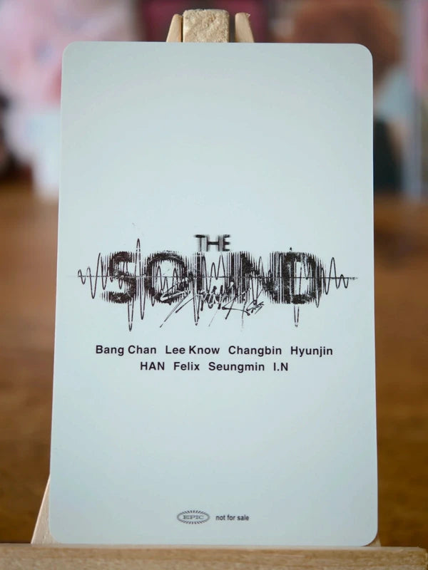 Stray Kids Bang Chan & Han THE SOUND Unit Photocard (Fanclub Edition), reverse