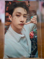 Stray Kids Bang Chan THE SOUND Photocard (Fanclub Double-sided), front