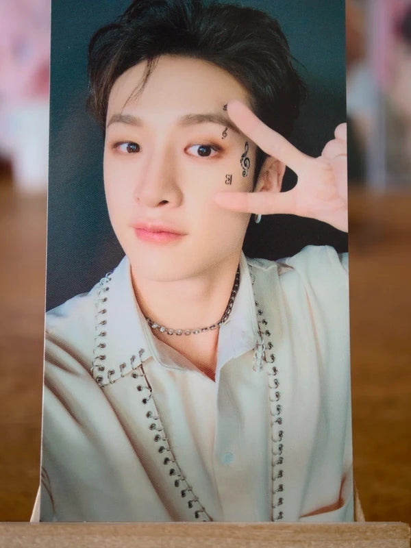 Stray Kids Bang Chan THE SOUND Photocard (Regular Edition), front