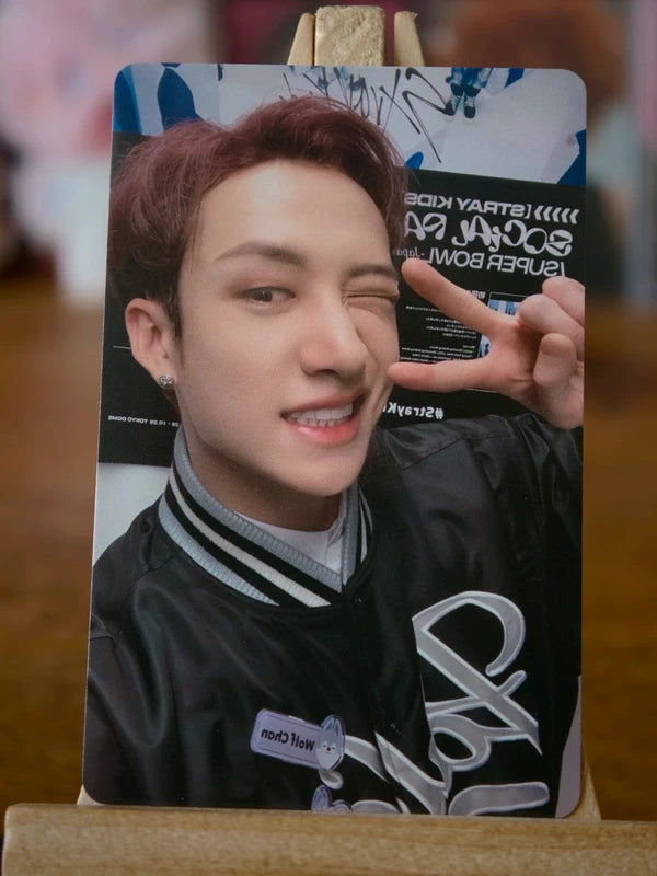 Stray Kids Bang Chan 5-STAR Dome Tour 2023 Photocard (Tower Records), front