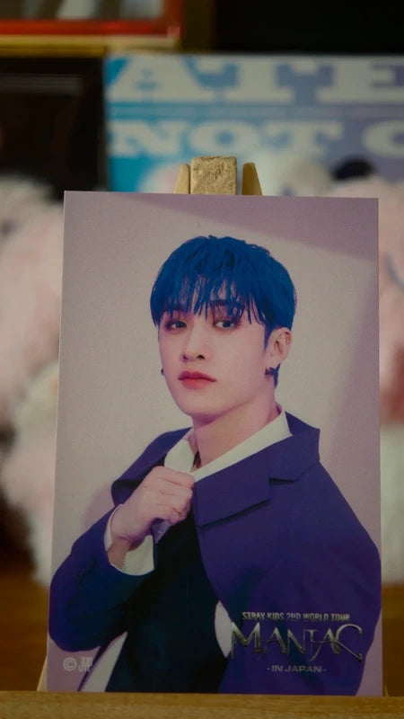Stray Kids Bang Chan MANIAC in Japan Photo Sticker (Online Lottery) — printed photo side