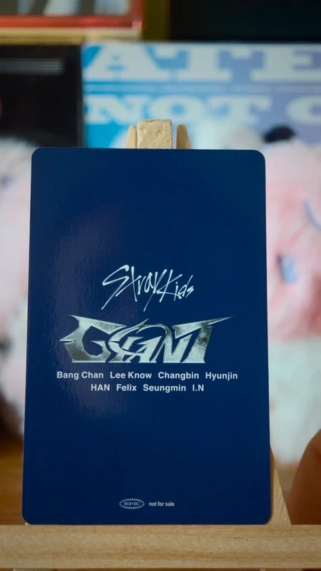 Stray Kids Bang Chan GIANT Photocard (dominATE JAPAN Tokyo B) — reverse