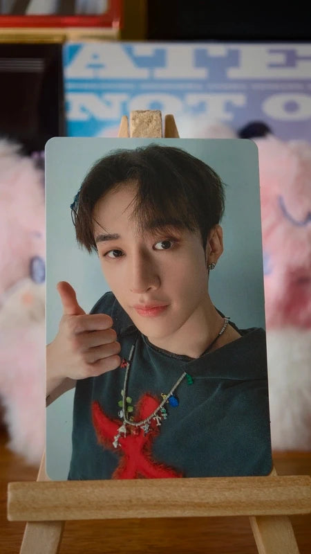 Stray Kids Bang Chan Social Path / Super Bowl Photocard (Limited A, White Back) — front