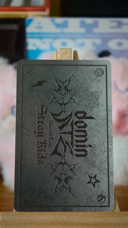 Stray Kids Bang Chan & Hyunjin dominATE in Japan Stadium 2025 Unit Photocard (Fortune Card) — reverse
