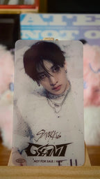 Stray Kids Bang Chan GIANT Clear Bookmark (HMV POB) — front