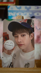 Stray Kids Bang Chan NACIFIC Photocard (Round 20 Music SKZ - Smiley Ball) — front view