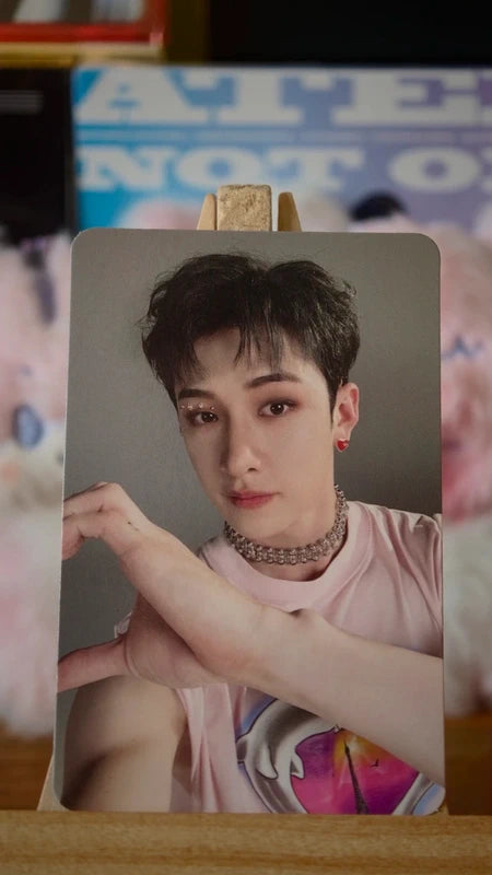 Stray Kids Bang Chan MAXIDENT Photocard (HEART Design) — front