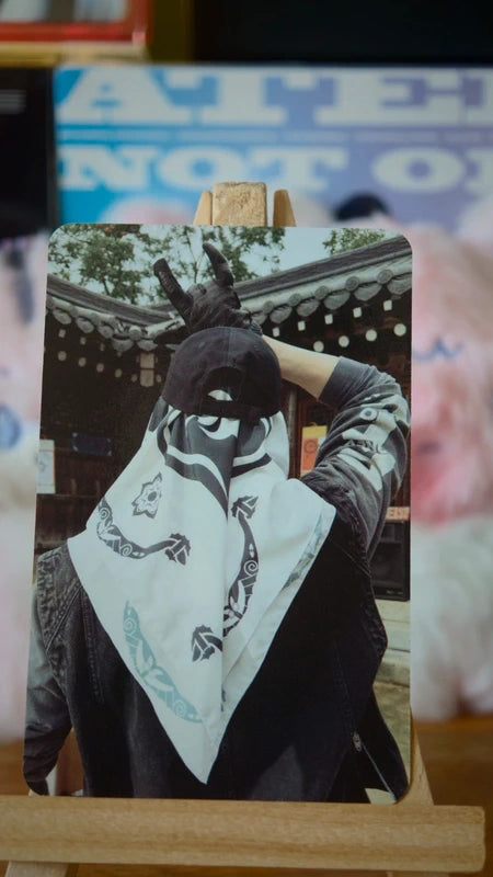 Stray Kids Bang Chan HOP Photocard (SKZHOP Double-sided) — rear-view pose side