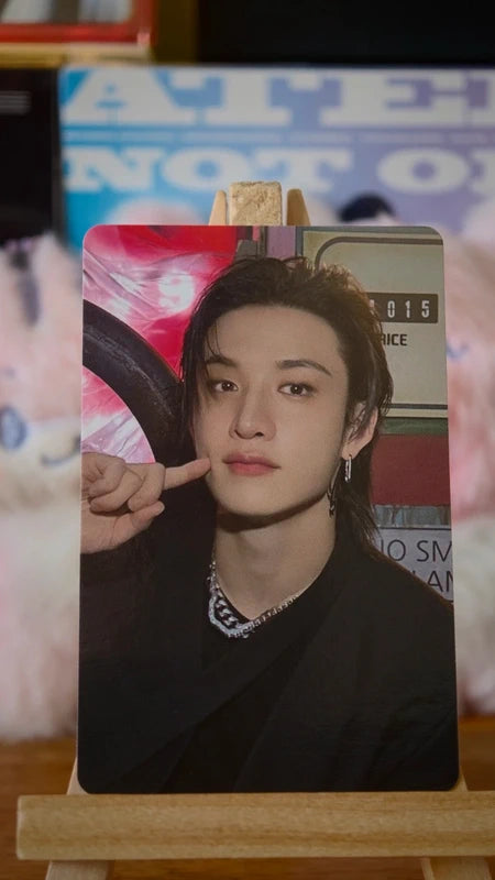 Stray Kids Bang Chan DO IT Photocard (Soundwave Pop-Up Zip-Up Hoodie Benefit) — front