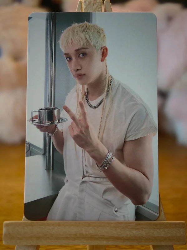 Stray Kids Bang Chan THIS & THAT Photocard (HMV Lucky Draw Z), front of photocard
