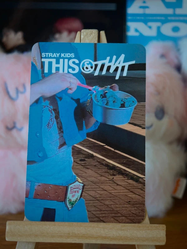 Stray Kids Changbin THIS & THAT Photocard (& Ver. POB), reverse of photocard
