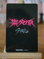 Stray Kids Changbin ROCK-STAR Photocard (Tower Records POB) — reverse