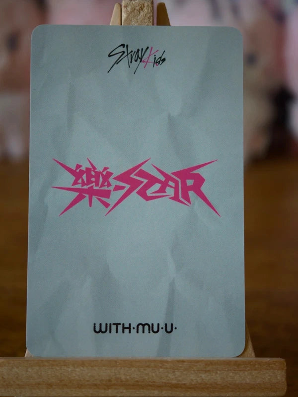 Stray Kids Changbin ROCK-STAR Photocard (Withmuu POB) — reverse