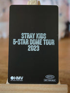 Stray Kids Changbin 5-STAR Dome Tour 2023 Photocard (Blu-ray HMV Holographic POB) — reverse