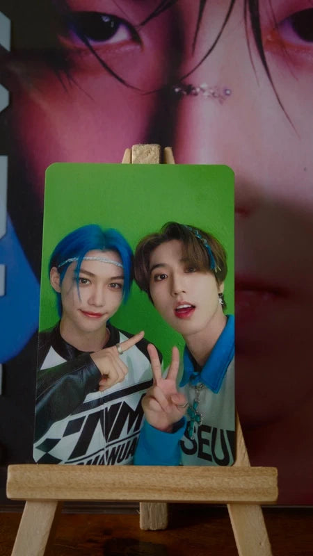 Stray Kids Han & Felix Social Path / Super Bowl Unit Photocard (Fanclub POB), front of photocard