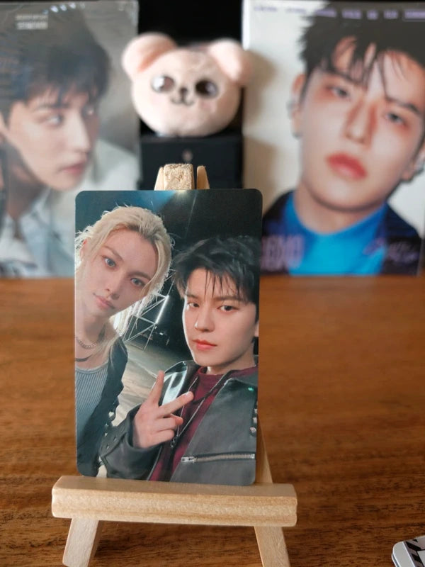 Stray Kids Felix & Seungmin GIANT Unit Photocard (Fanclub POB), front of photocard