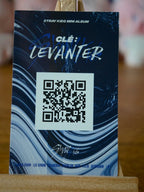 Stray Kids Felix Clé: LEVANTER Photocard, reverse of photocard
