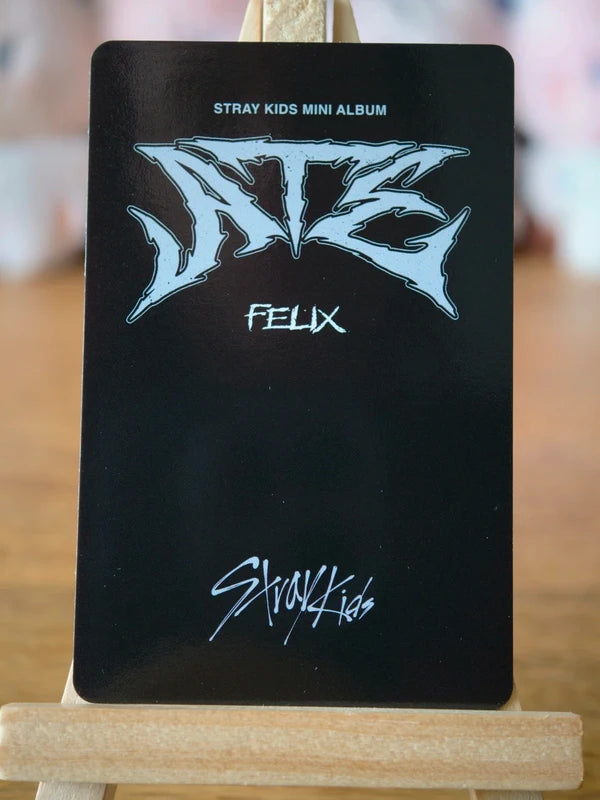 Stray Kids Felix ATE Photocard (NEMO A Set Card), reverse of photocard