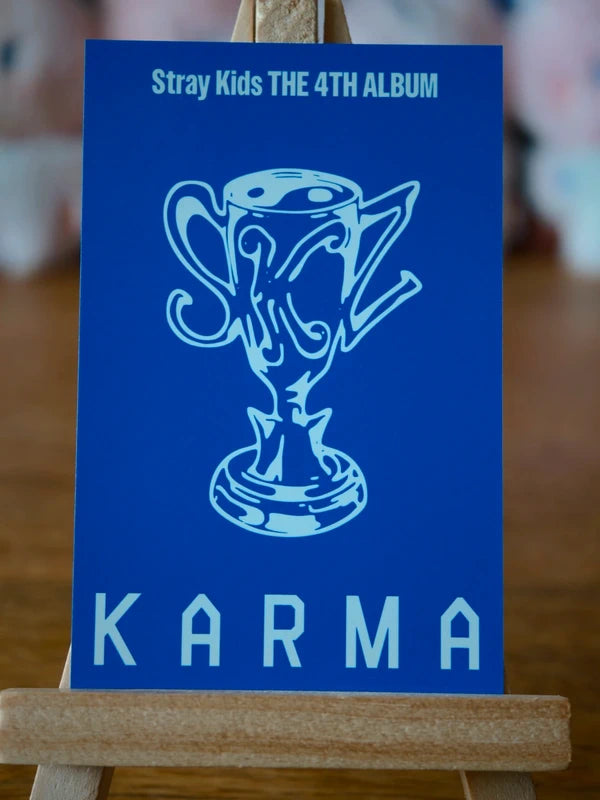 Stray Kids Felix KARMA Photocard (KARMA Set Card), reverse of photocard