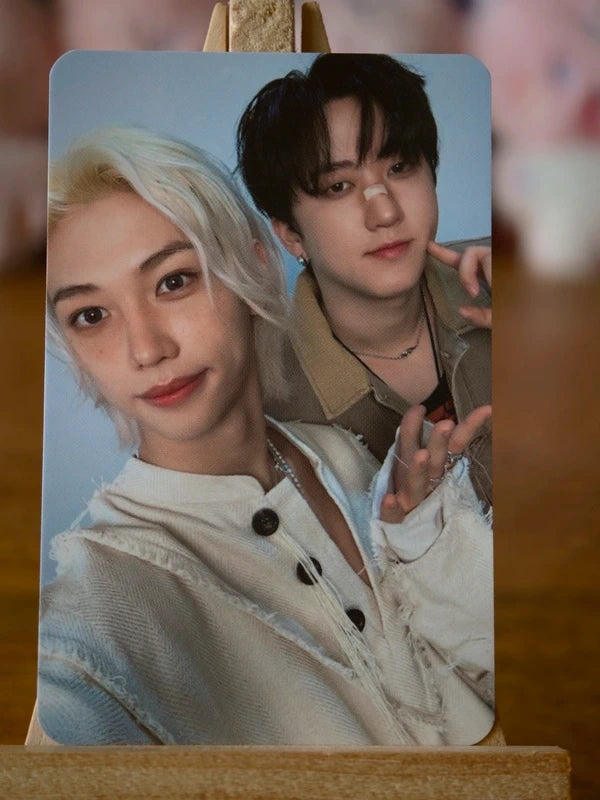 Stray Kids Felix & Changbin STAY HIDEOUT Unit Photocard, front of photocard