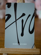 Stray Kids Felix HOP Photocard (Accordion Ver.), reverse of photocard