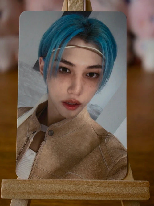 Stray Kids Felix ROCK-STAR Photocard (Soundwave POB), front of photocard