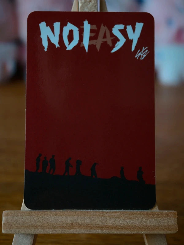 Stray Kids Felix NOEASY Photocard (Jewel Case Ver.), reverse of photocard
