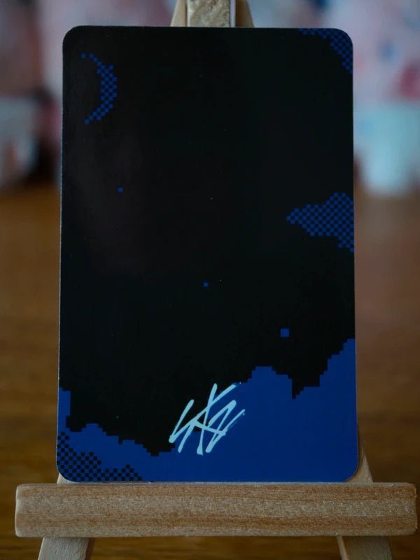 Stray Kids Felix NOEASY Photocard (C Design), reverse of photocard
