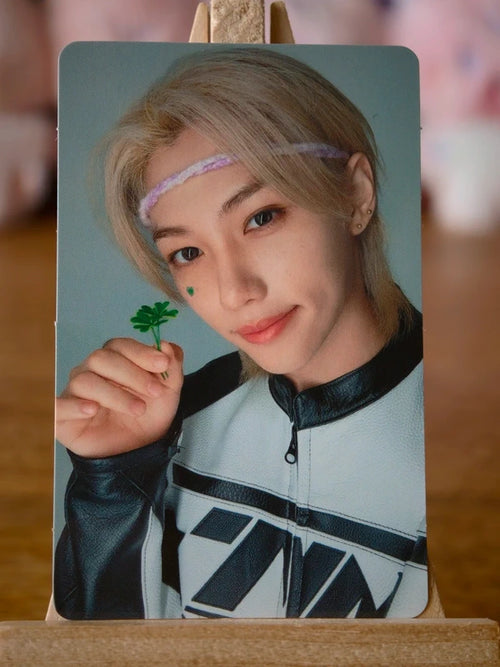 Stray Kids Felix Social Path / Super Bowl Photocard (Regular Double-sided), front of photocard
