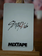 Stray Kids Felix Mixtape Photocard (V-sign Design), reverse of photocard