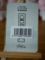 Stray Kids Felix 5-STAR Photocard (YES24 POB), reverse of photocard
