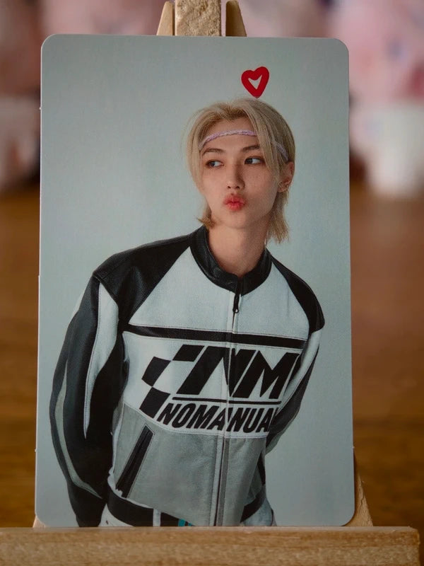Stray Kids Felix Social Path / Super Bowl Photocard, front of photocard