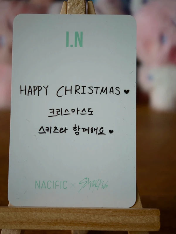 Stray Kids I.N NACIFIC Photocard (Round 15 Love Present) - reverse