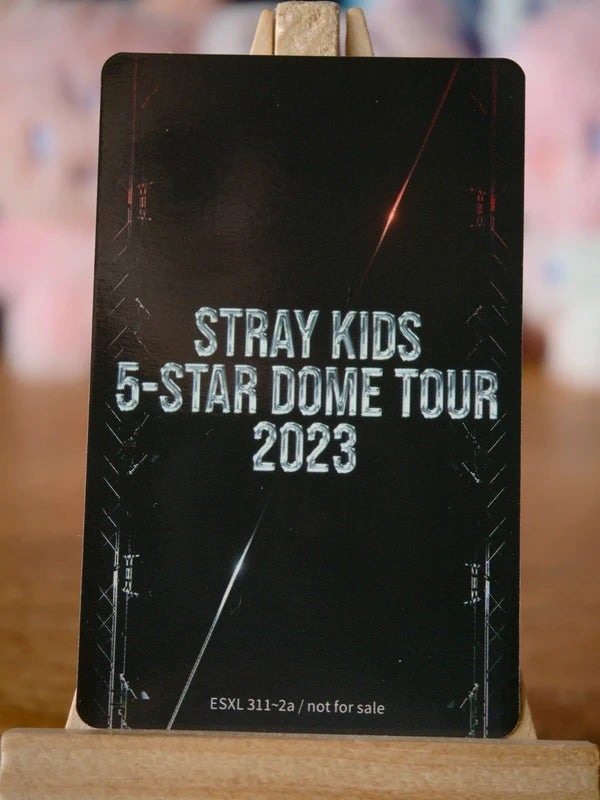 Stray Kids I.N 5-STAR Dome Tour 2023 Photocard - reverse