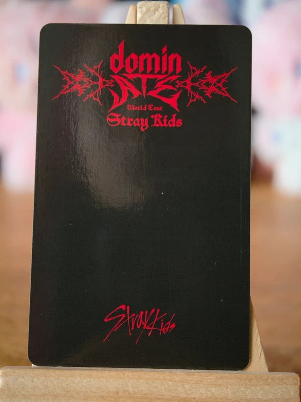 Stray Kids I.N dominATE Photocard (Online Benefit) - reverse