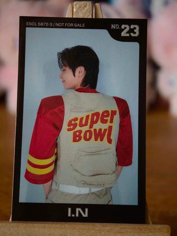Stray Kids I.N Social Path / Super Bowl Photo Sticker (Limited B Ver.) - printed photo side