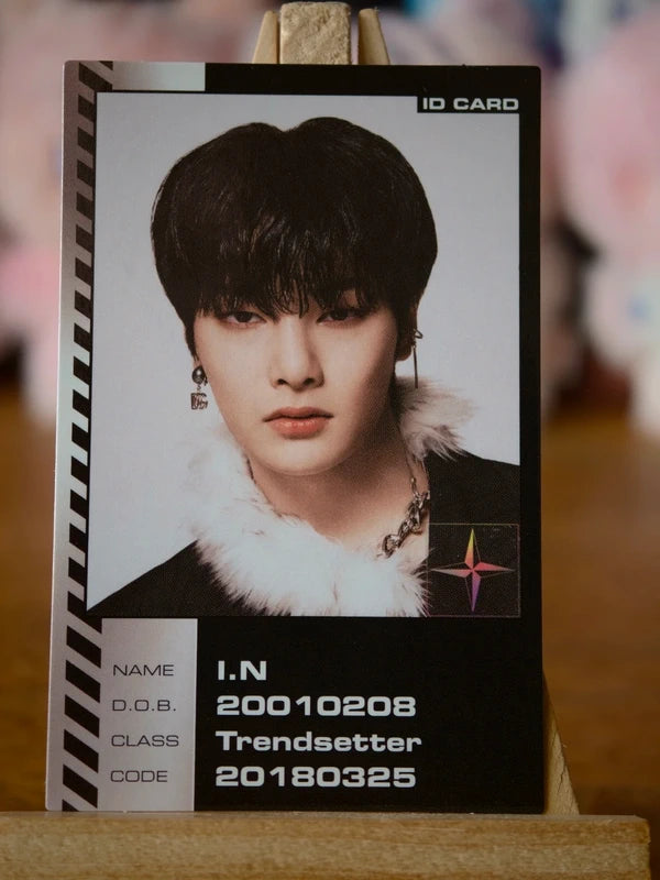 Stray Kids I.N ODDINARY Photocard (ID Card) - front